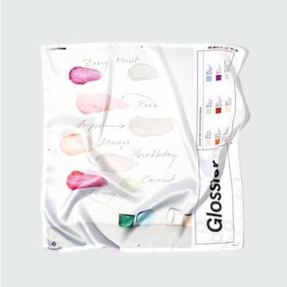 Glossier balm dot com scarf